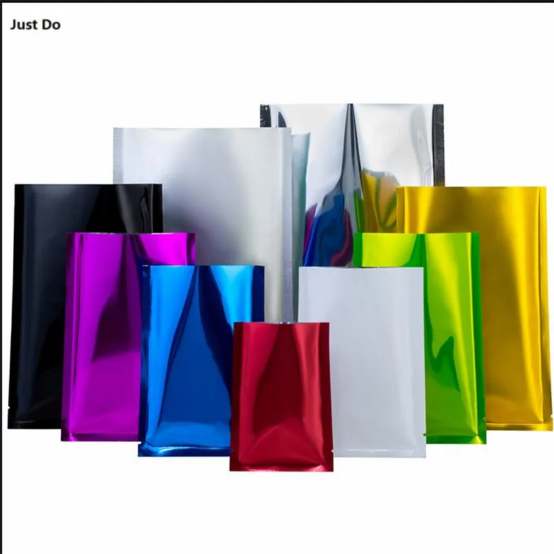 Пурпурно синие пакеты с защитой от запаха вакуумные открытым верхом и