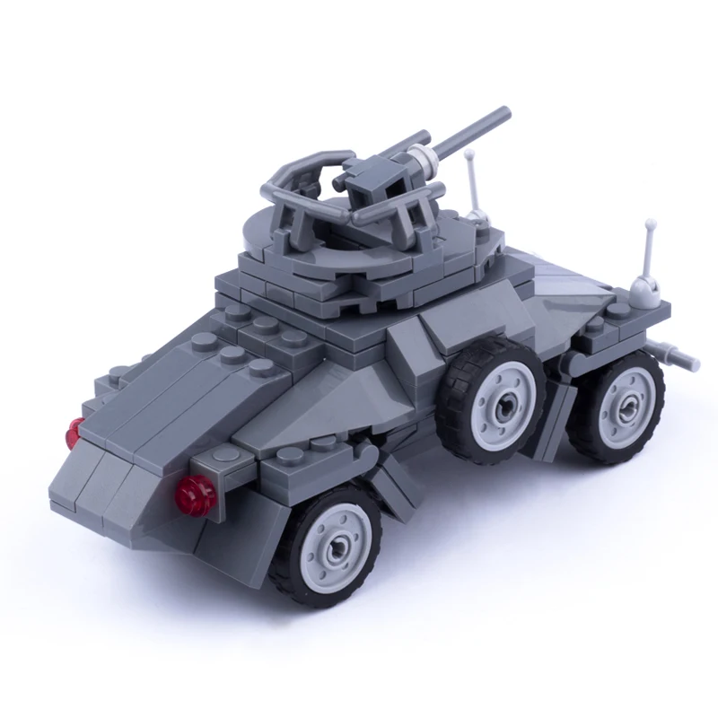 Военный конструктор SD.KFZ 221 бронированный автомобиль фигурки немецких солдат WW2