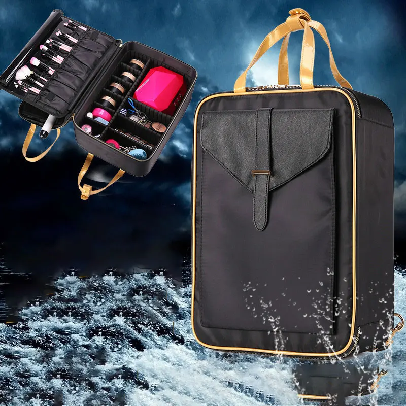 Большой Профессиональный органайзер для косметики новинка 2020 рюкзак хранения