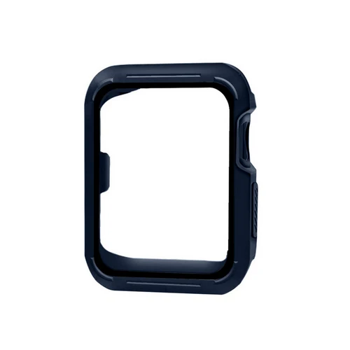 might bule black Экран защитный чехол для Apple Watch группа 4/3/2/1 iwatch 42 мм 38 мм 4 мм 40 мм противоударный Shell протектор Аксессуары - Цвет: might bule black