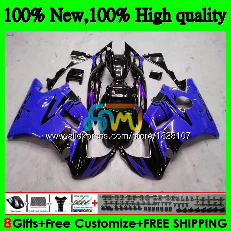 

Обтекатели + бак для HONDA 600CC CBR 600F3 CBR 600 FS 95 96 1995 1996 3BS.237 CBR600 F3 CBR600F3 97 синий черный 98 1997 1998 комплект