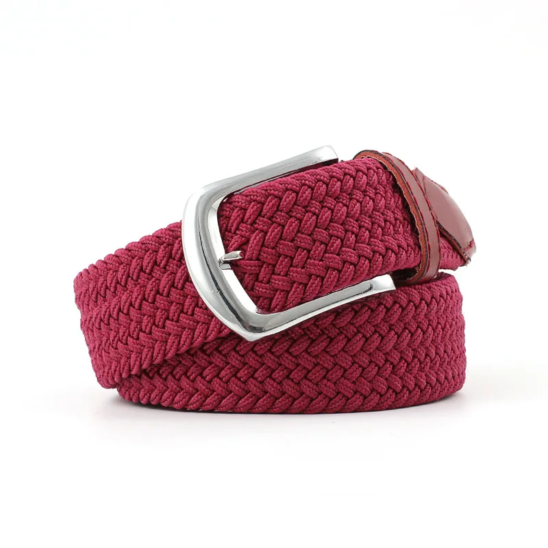 

Elastic Stretch Canvas Belt Jeans Decorative Belt Fashion Casual 1Pcs Pin Buckle Woven Waistband Unisex Belt Wide Belt Unisexc