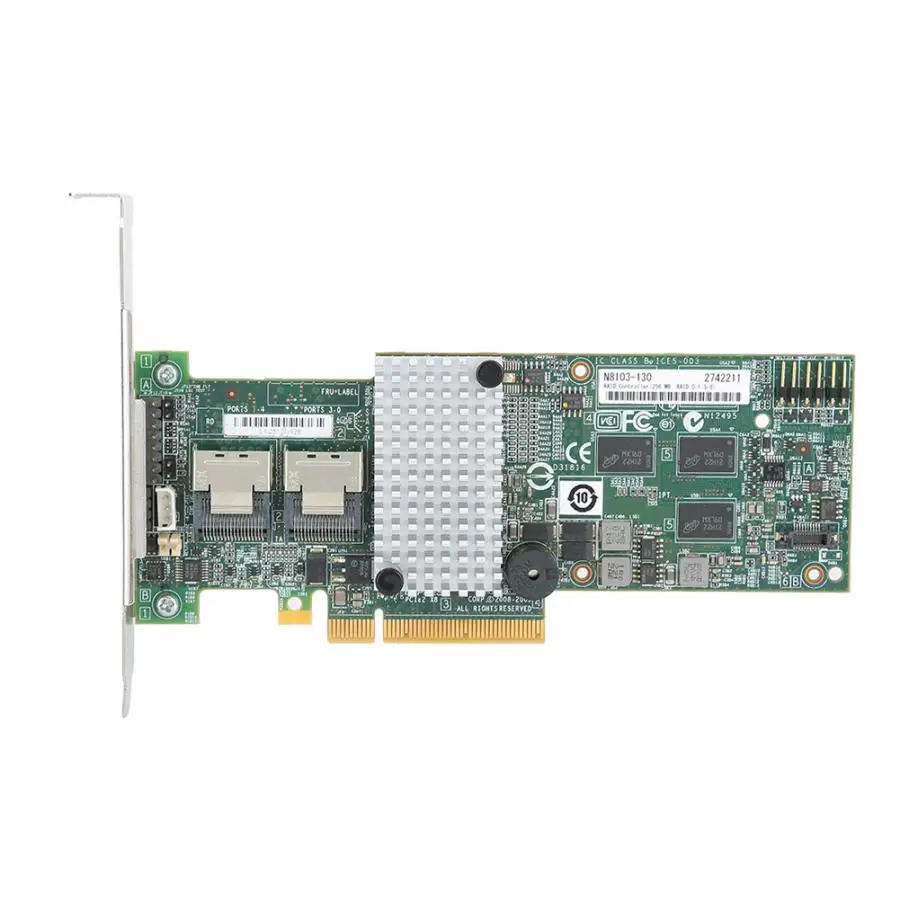 LSI 9264 8i RC контроллер RAID карты PCIE 6 Гбит/с 256M SATA SAS поддержка 0 1 5 карта контроллера| |