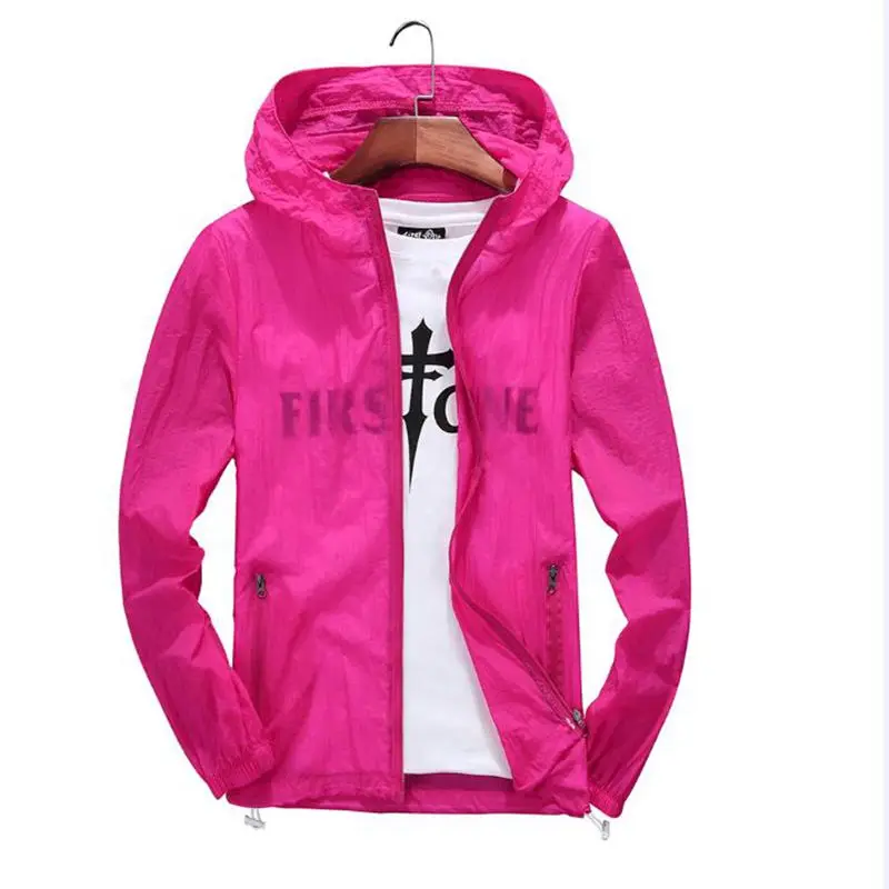 

men Women Summer Sun Protective Jacket Protection Cloth Quick Dry Windbreaker Skin Couple coat plus size S-4XL
