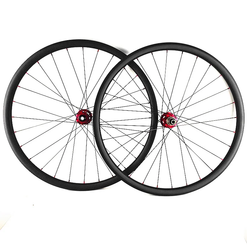 29 MTB XC гонки hookless 33 5x25 мм бескамерный горный велосипед Углеродные колеса NOVATEC