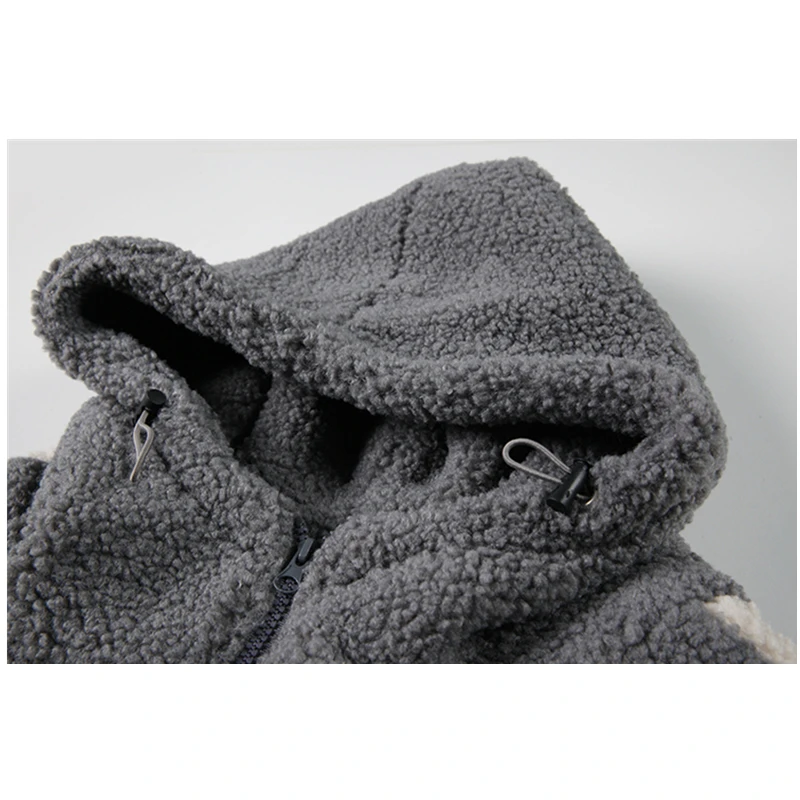 Hooded Faux Lamb Wool Coat Female Autumn Winter New Casual Student Korean Loose Fashion Plush Cotton Coat Women Tops Keep Warm