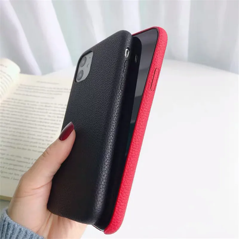 Персональный заказ галька зернистая кожа PU имя логотип фото для iPhone 11 Pro X XR XS Max 6S 7