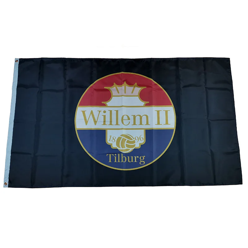 

Флаг Голландии Willem II Tilburg 60x90 см 90x150 см, декоративный баннер для дома и сада