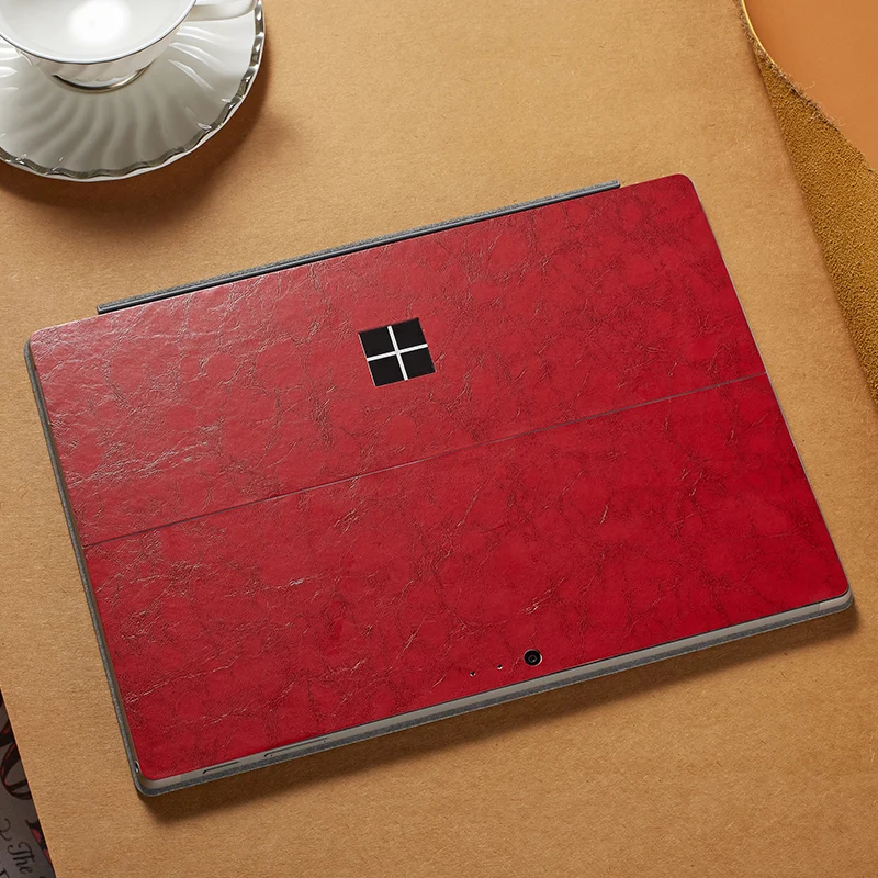 Красный Для microsoft Surface Pro 6 Кожа Защита кожи для поверхности pro 5 Кожа Защита кожи для поверхности pro 6/5 - Цвет: Красный
