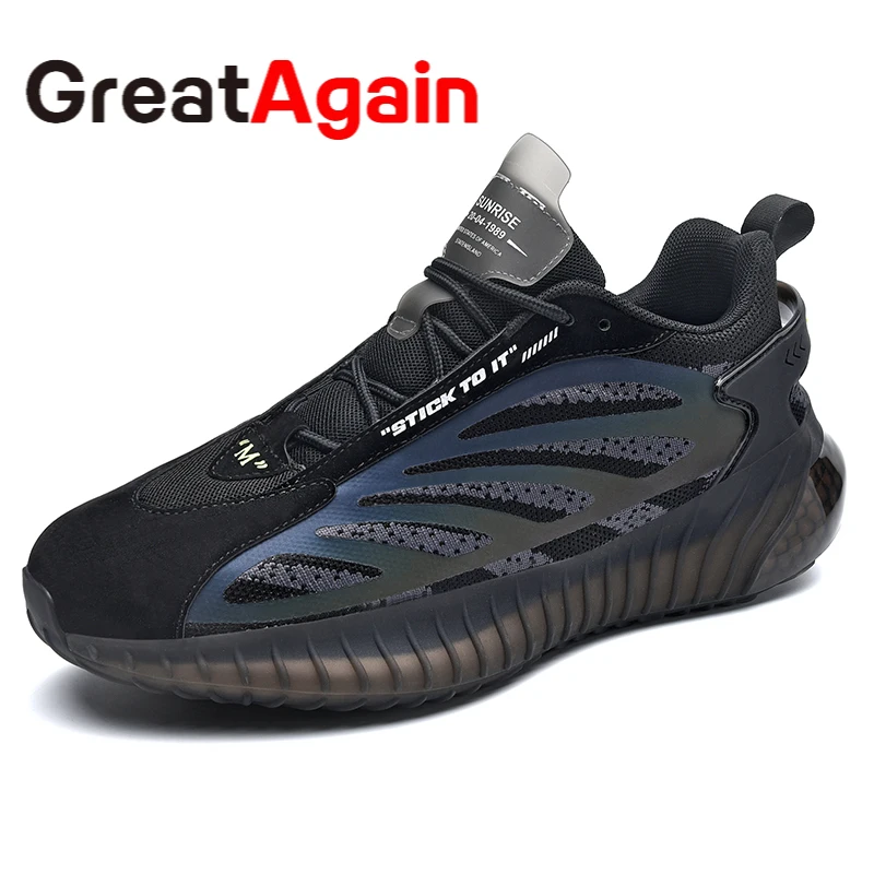 

Мужские кроссовки для бега, сезон осень, спортивные кроссовки, сетчатая спортивная обувь для мужчин, 2021 Удобная 2021 Брендовая обувь для бега, ...