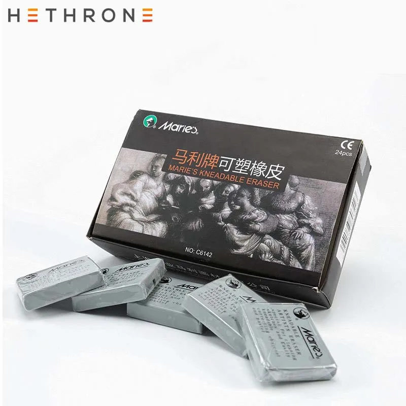 Hethrone 2 шт мягкий пластичный резиновый ластик для карандаша протрите Выделите