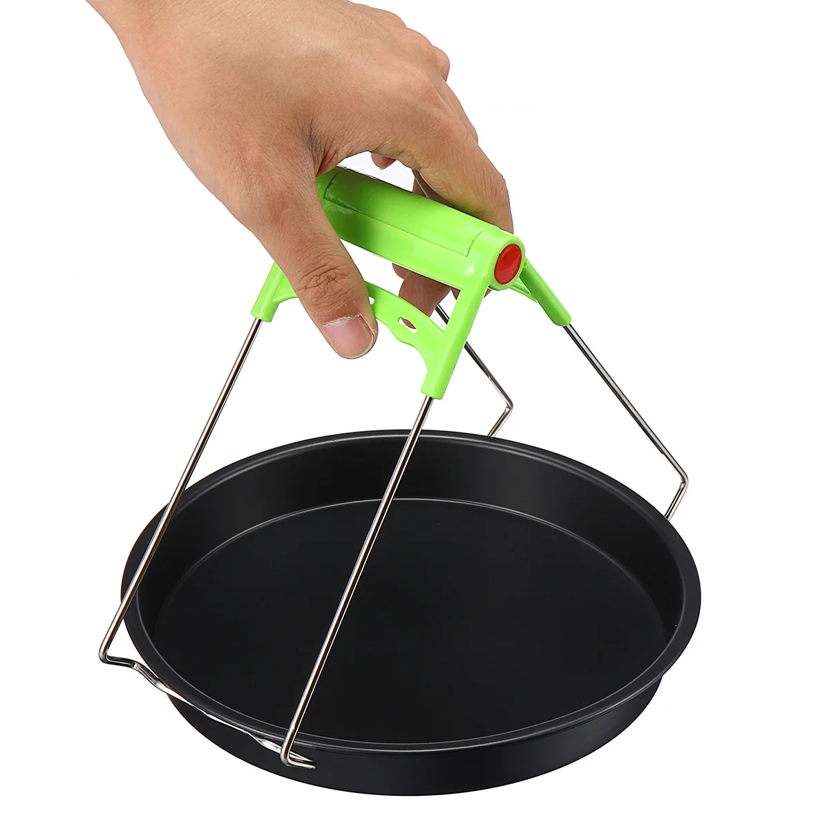 

12Pcs 9 Inch Air Fryer Accessories Fit for Airfryer 5.2-6.8QT Baking Basket Pizza Plate Grill Pot Kitchen Cooking Tool for Party