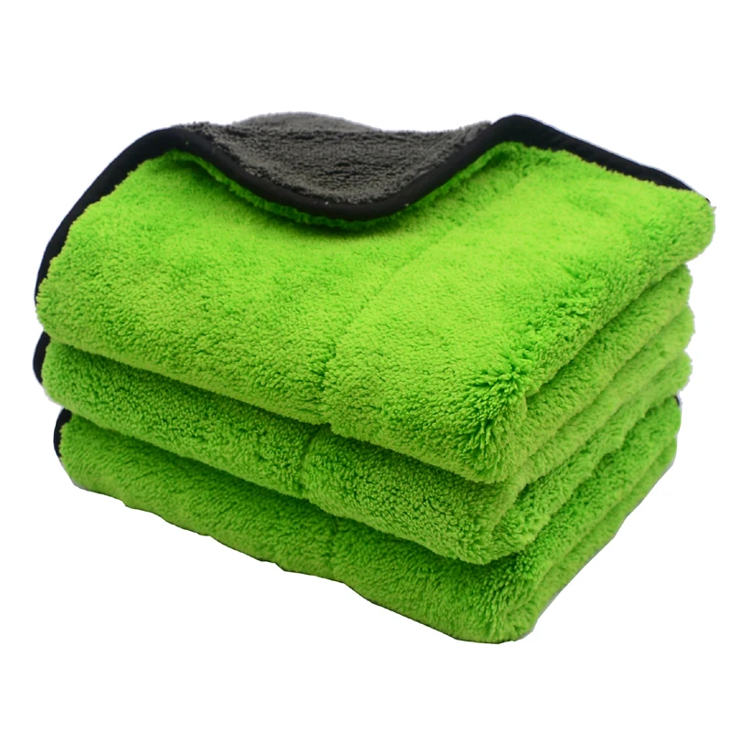3 шт. плюшевые полотенца из микрофибры 45 х38 см 800 г/м2|detailing towel|car cleaning clothmicrofiber car |