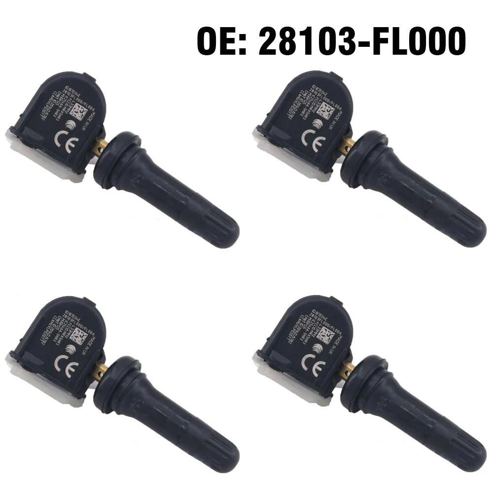 Датчик давления в шинах автомобиля, 4 шт., TPMS 28103-FL000 для Subaru Forester Outback Ascent Impreza 2018 2019 2020 Wrx XV Датчик давления в шинах автомобиля, 4 шт., TPMS 28103-FL000 для Subaru Forester Outback Ascent Impreza 2018 2019 2020 Wrx XV