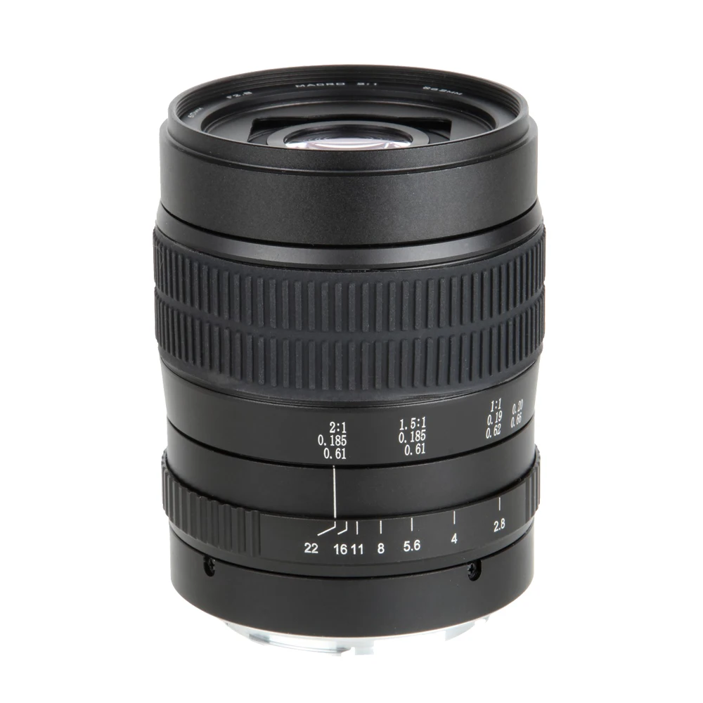 Супер Макро ручная Фокусирующая линза 60 мм f/2 8 2:1 для камер Canon Nikon Pentax Fuji Sony E mount