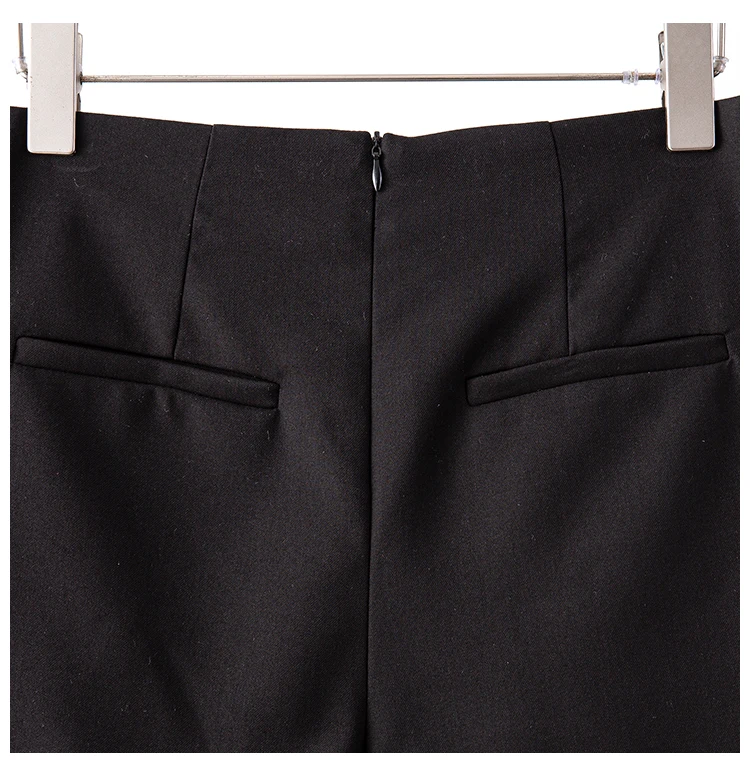 

Irregular Elegant Black Pantskirt Women's Clothing 2021 New Simple Versatile Short Pant Skirt Fashion Asymmetrical Shorts