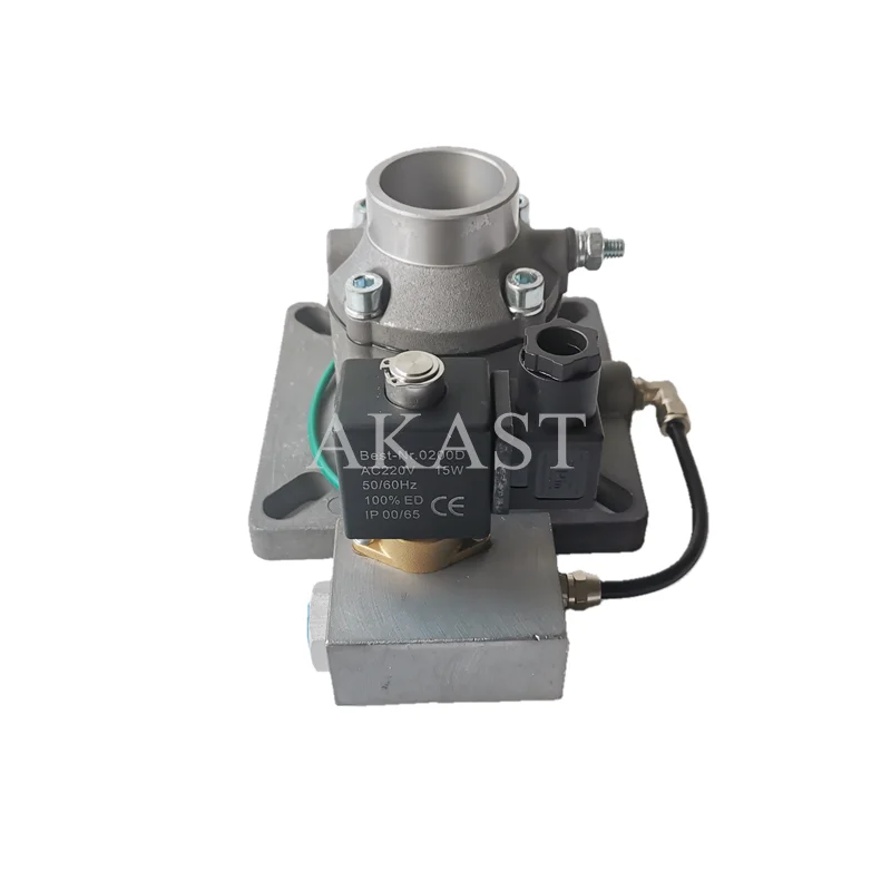 AIV-40J-K (Flange Size:136*136)General Intake Valve Assembly With 220V Solenoid and Module Fits 15KW Screw Air Compressor | Обустройство