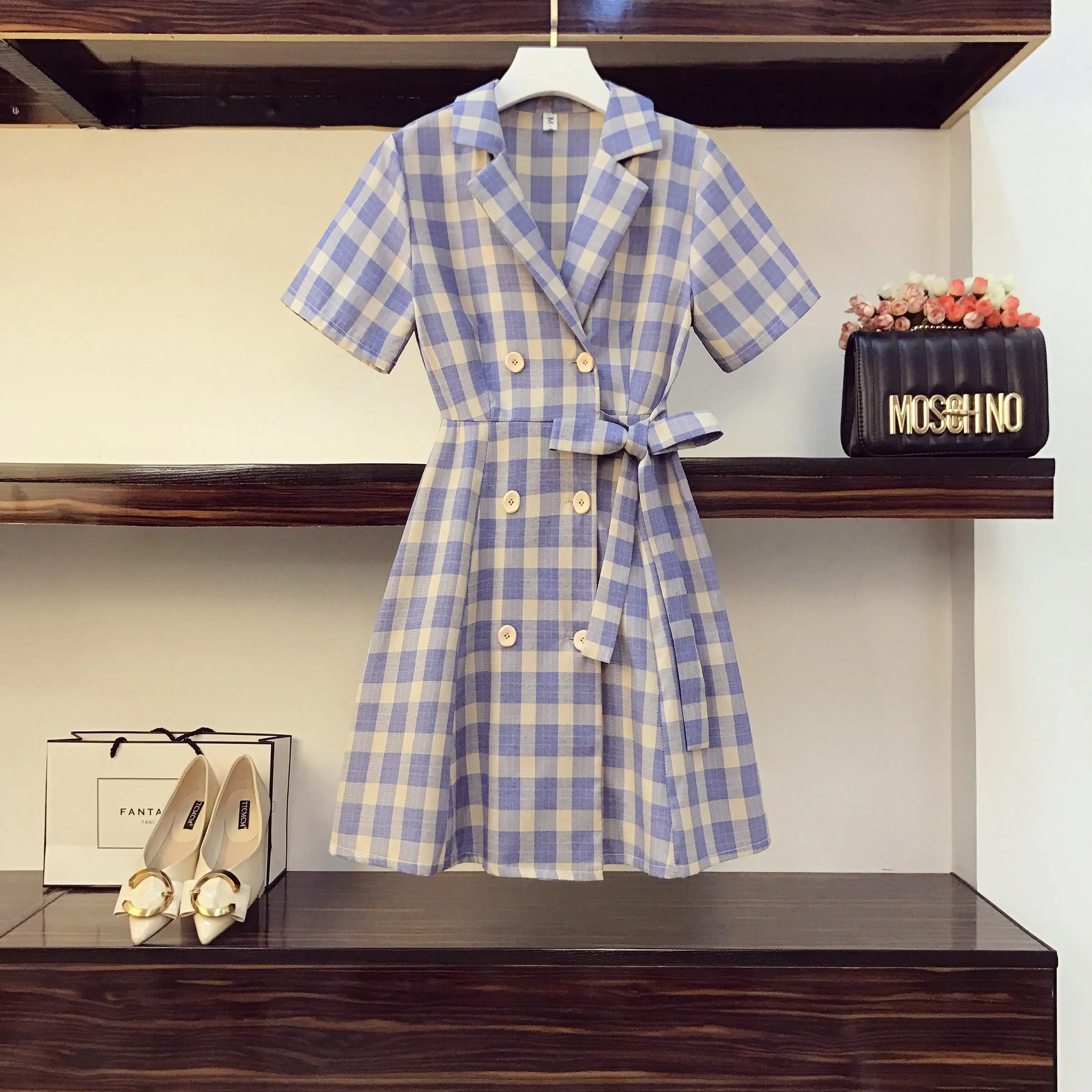 COIGARSAM 4XL женское платье большого размера новые летние платья с высокой талией