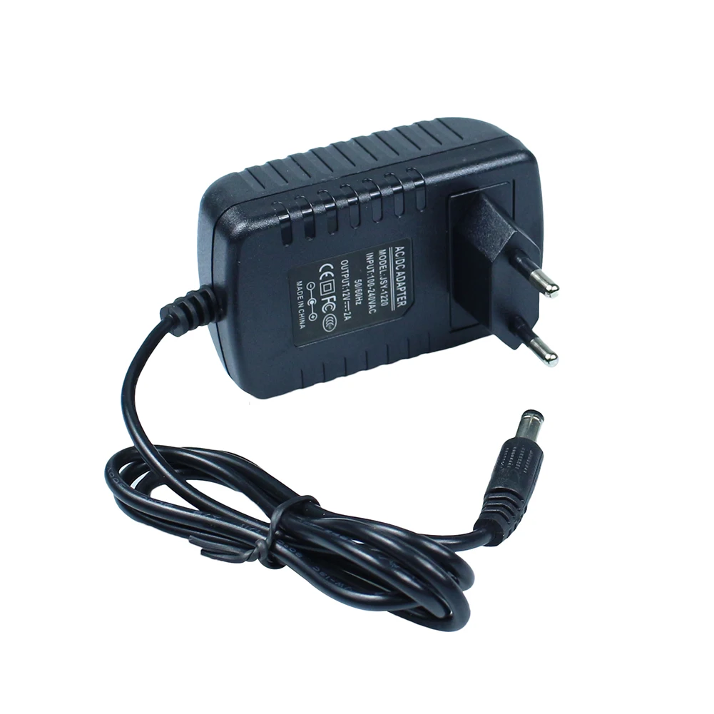 2/3/4/5/6A 12V EU/US адаптер постоянного тока Питание адаптера переменного для