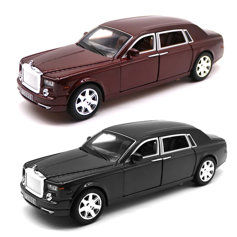 Модель автомобиля из сплава под давлением в масштабе 1:24 модель рулоне Royce Phantom