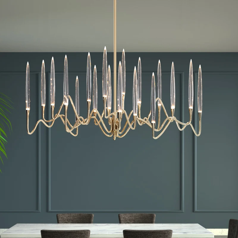 Современный светильник роскошная гостиная Светодиодный Люстра новинка