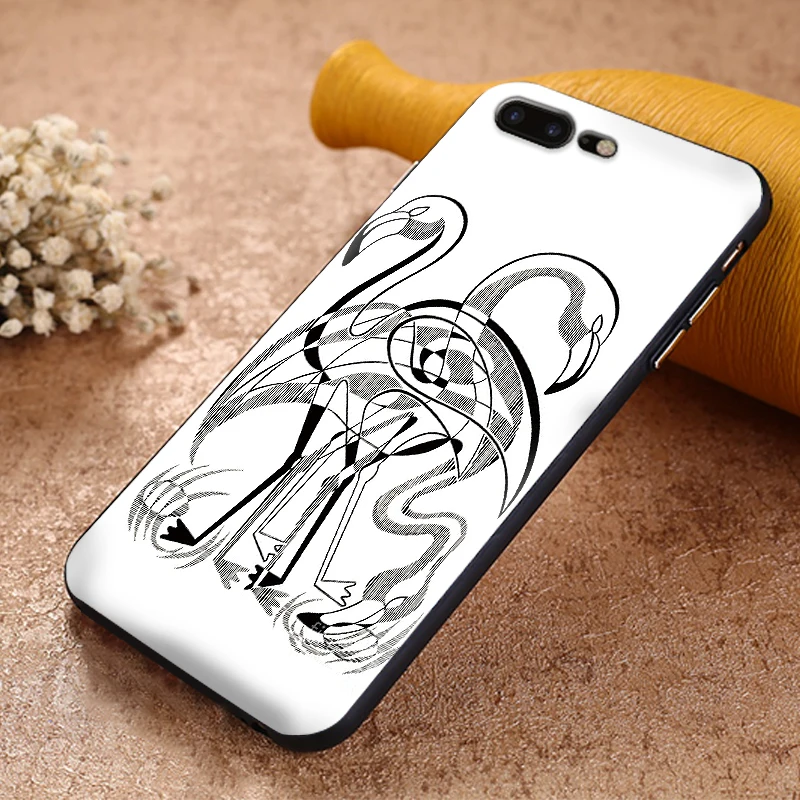 Тропический фламинго для iPhone 6 6S 7 8 Plus X XS XR Max 5 5S TPU Мягкий защитный чехол телефона |