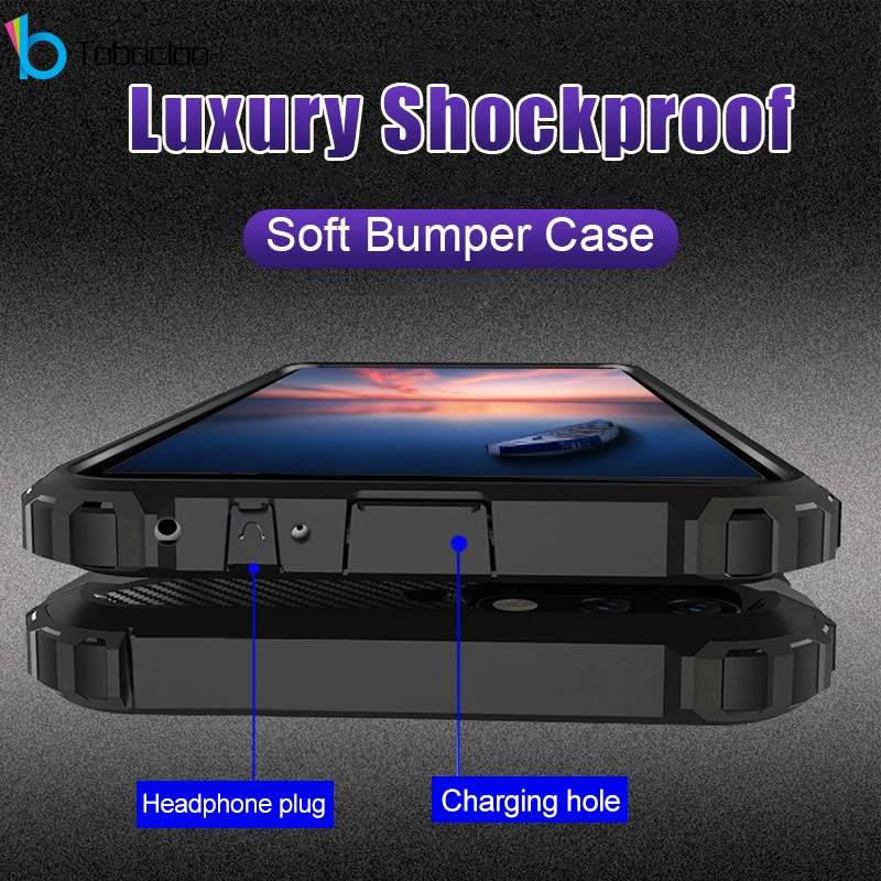Бронированный противоударный чехол для Samsung Galaxy S8 S9 Plus S10 E Note 10 9 8 A10 A20 A30 A40 A50 A70 M20