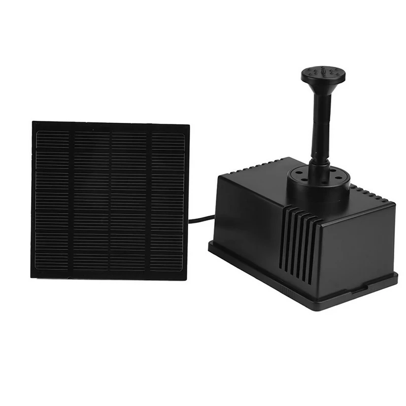 Bomba de filtro de estanque de agua alimentada por energ&iacute;a Solar, Kit de bomba de agua sumergible para jard&iacute;n, tanque de peces, rociador de piscina y fuente, 80L/H-2