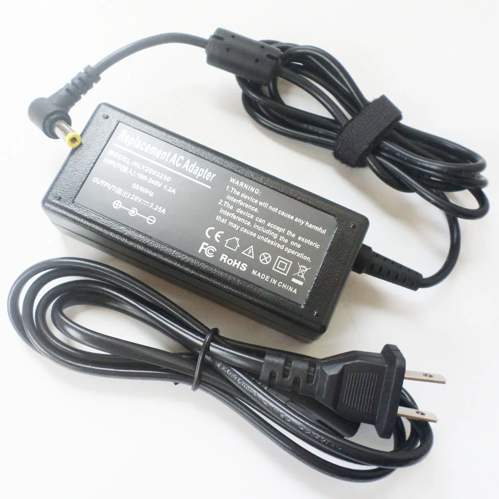 

New 20V 65W AC Adapter Battery Charger Power Supply Cord For Lenovo Essential B470A B470E B470G B475 B475G B560 B570 B570A B570E