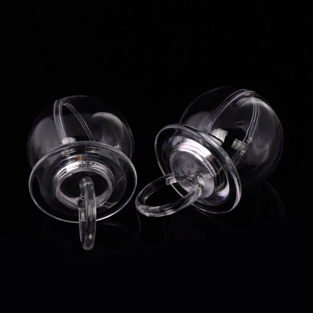 12/24 шт. пластиковые контейнеры для сахара в форме соски|Подарочные сумки и