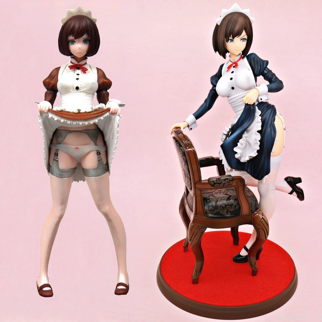 

SkyTube Daiki Kougyou Iya Na Kao Sarenagara Opantsu Misete Moraitai Itou Chitose Maid Sexy Girl PVC Action Figure Toy Model Doll