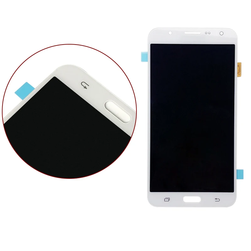 AMOLED LCD для Samsung Galaxy J7 2015 J700 J700F J700H дисплей кодирующий преобразователь сенсорного