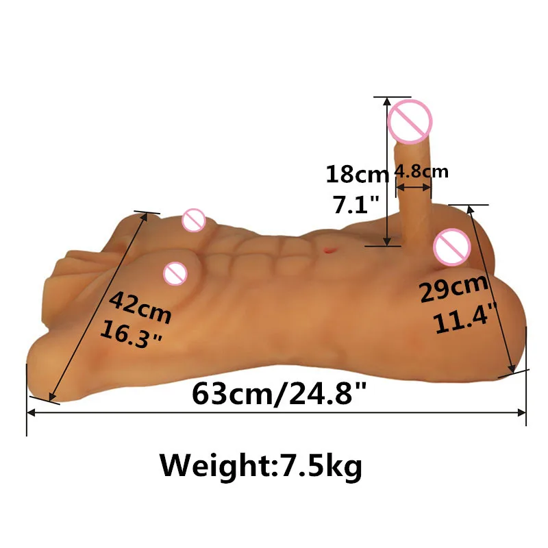Реалистичная Мужская Секс-кукла FREDPRCH с большим пенисом мужская кукла для женщин