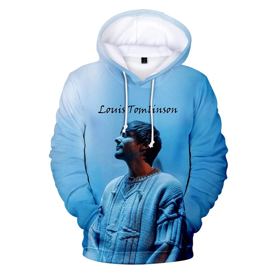 

New Arrival Louis Tomlinson 3D Hoodie Sweatshirts Men/Women Popular Pullover Boy/girl Spring Autumn Casual Cool Pullovers