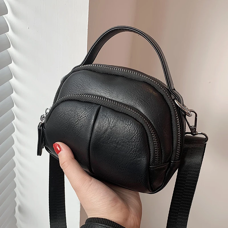 

Small PU Leather Crossbody Bags for Women 2021 Trend Ladies Branded Luxury Travel Fashion Shoulder Handbags and Purses
