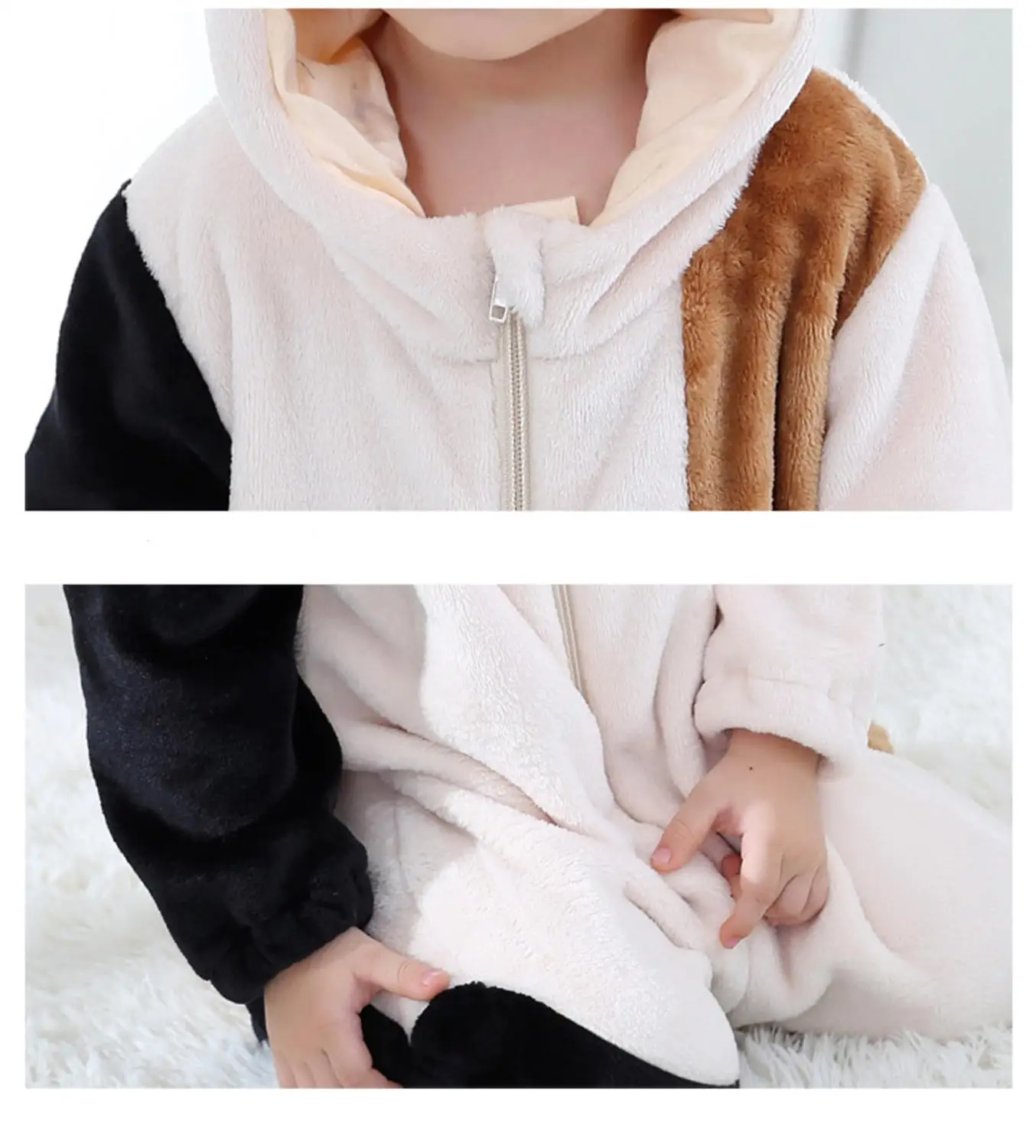 Детские забавные комбинезоны с животными для младенцев комбинезон капюшоном