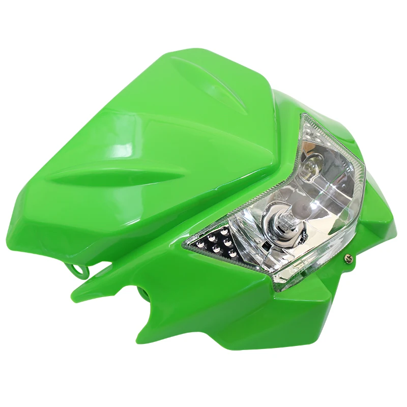 Универсальный налобный фонарь для мотоцикла Kawasaki KLX125 KLX150 250 450 CRF RMZ YZF EXC