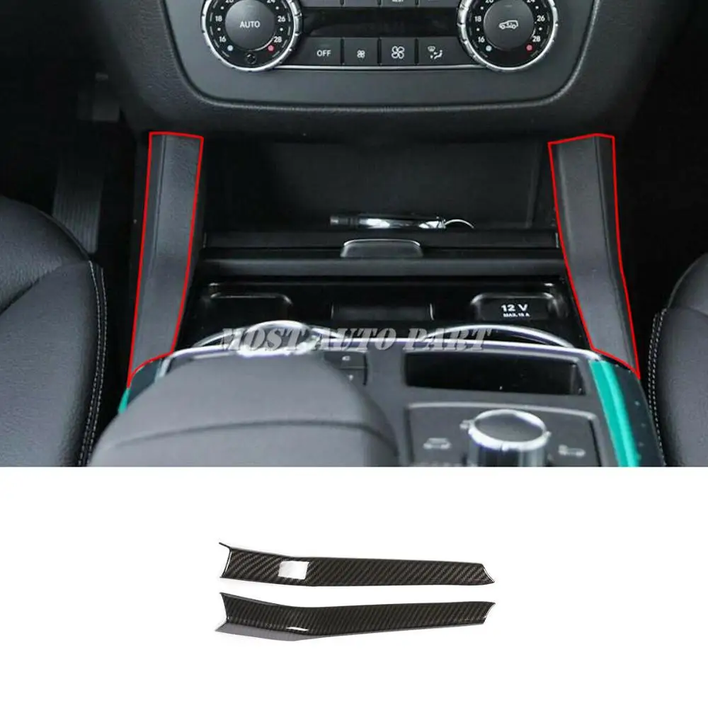 

АБС-пластик, углеродное волокно, внешний вид, фотообложка, отделка для Mercedes Benz GLE GLS ML GL Class W166 2013-2019, 2 шт.