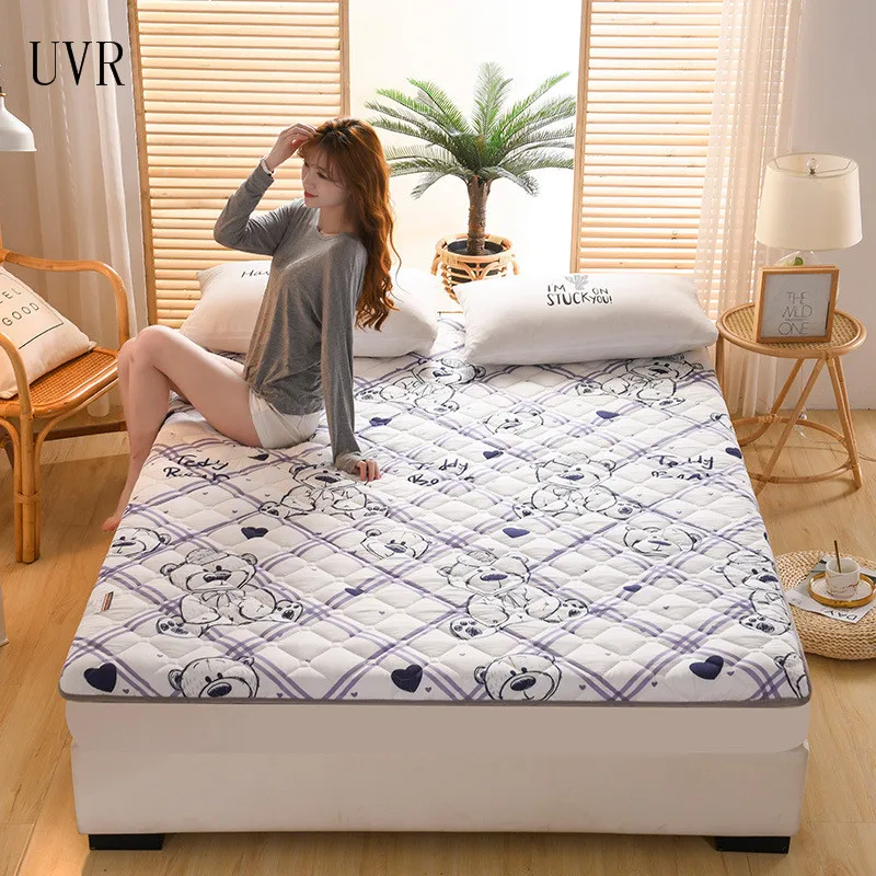 

Детский матрас UVR, Супермягкие татами, мультяшные рисунки, удобная подушка, толстая эргономичная кровать, студенческий коврик, глубокий сон