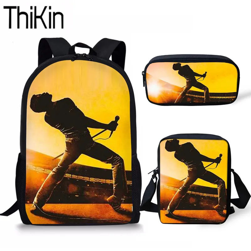 THIKIN Queen Band богемский рапсодовый большой рюкзак на плечо с принтом 3 шт./компл.