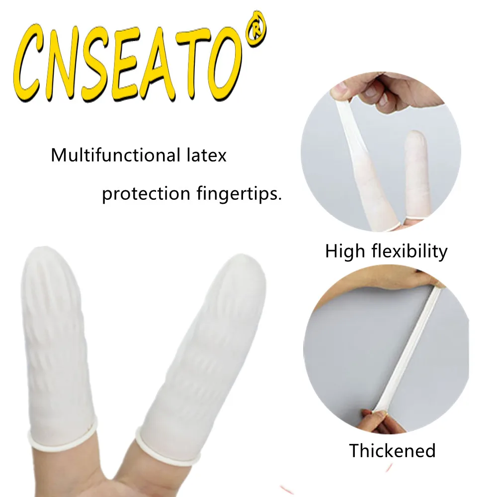 1000 шт. латексные напальчники защитные перчатки для пальцев натуральная резина