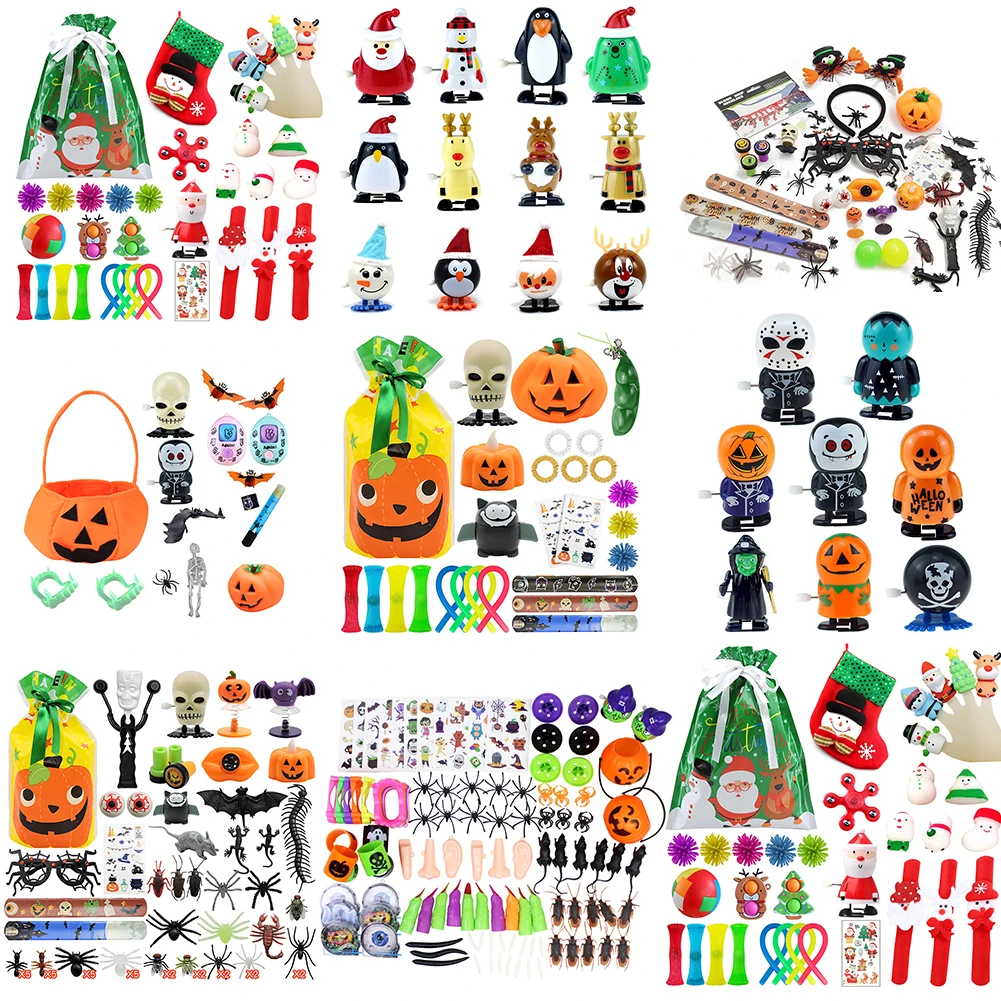 

2021 New Fashion Toy Halloween Set TOP Fidget Toys Pack Anti Stress Toy Silicone Push Bubble Decompression Toys Random Color