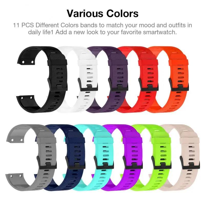 Ремешок из силикагеля для смарт часов Garmin Forerunner 35 регулируемый сменный Браслет