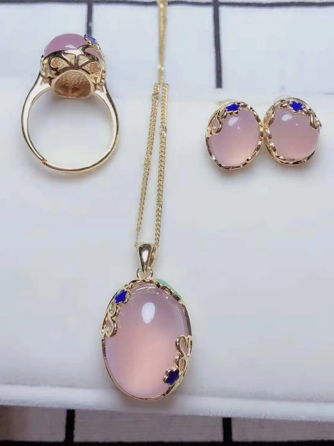 925 серебро женщина из натурального нефрита и агата отправка друзьям возьмите с