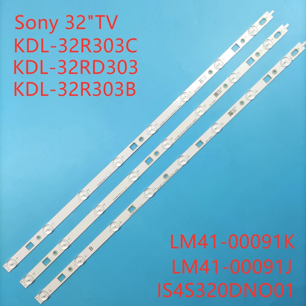Светодиодная подсветка полосы 8 лампы для Samsung Sony 32 &quotТВ KDL 32RD303 32R303C 32R303B IS4S320DNO01 LM41