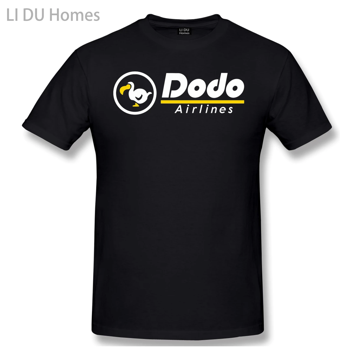

LIDU High Quality O-Neck 100 Cotton Dodo Airlines Slim Fit T-shirt animal crossing new horizons sleeve short