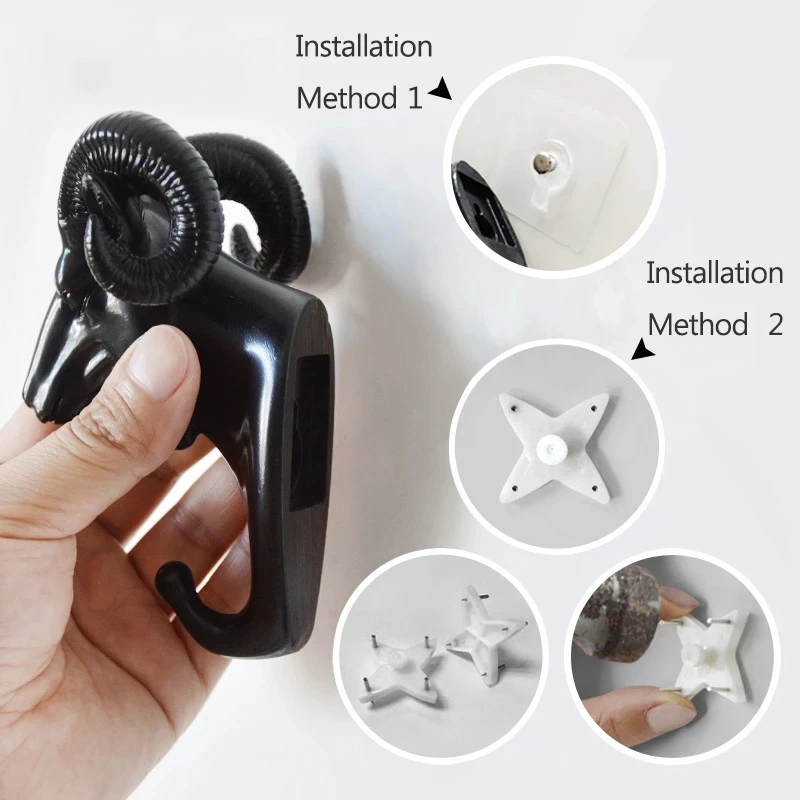 

Home Decoration Hook Wall Decoration Bedroom Door Behind Seamless Coat Clothes Hook Key Hooks Wall Hanging Storage Hook