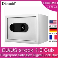 diosmio 1 0 cub fingerprint safe box digital combination lock spare external battery box emergency key fireproof bag euus stock
