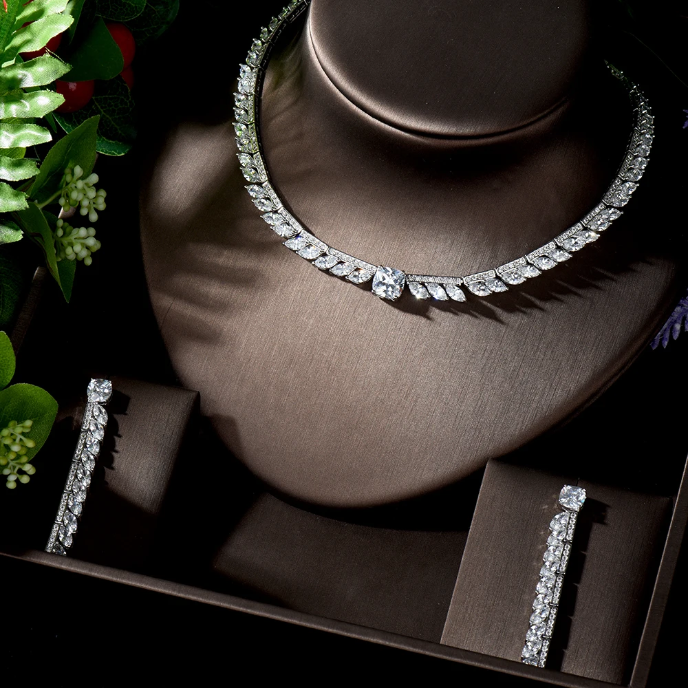 Набор украшений для женщин hibrid роскошный набор из 2 предметов с кисточками и