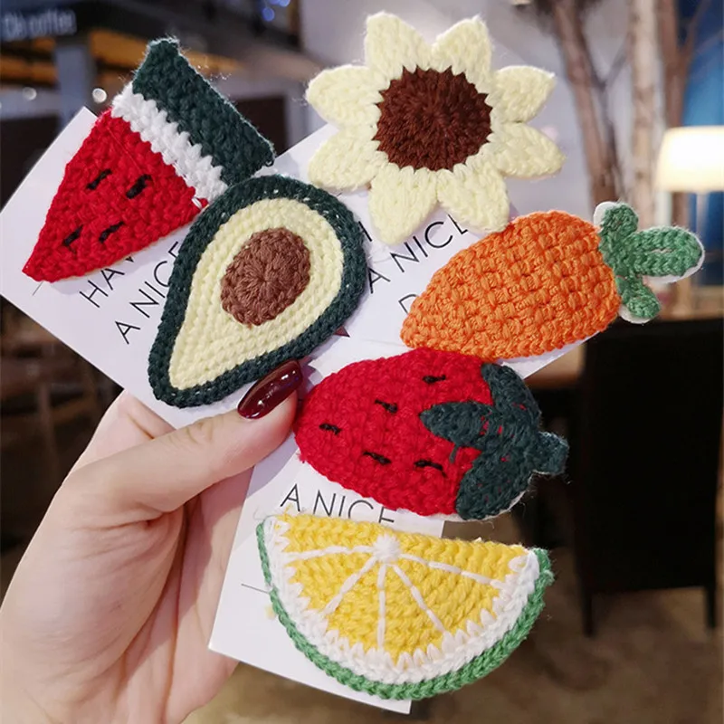 Заколка для волос с фруктами в Корейском стиле женщин и девочек подарок на день